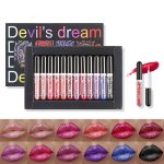 12Pcs Liquid Lipstick Set Halloween Makeup Diamond Symphony Lip Gloss Long Lasting Moisturizing Lip Glaze Glitter Cosmetic - Image 2