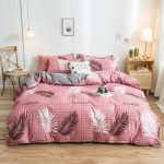 Cover Set Bed Cotton Quilt Bedsheet Bedding Duvet Fitted - Image 8
