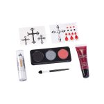 Halloween Dressing Cosmetics Cross-border Black Lipstick Smoky Makeup Plasma Stickers Halloween Painted Set - Image 3