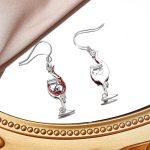 Halloween Skull Wine Glass Creative Earrings European And American - Image 4