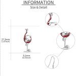 Halloween Skull Wine Glass Creative Earrings European And American - Image 3