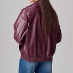 Loose-fitting Long Sleeves Leather Jacket Coat - Image 4