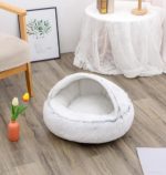 2 In 1 Dog And Cat Bed Pet Winter Bed Round Plush Warm Bed House Soft Long Plush Pets Bed Pet Products - Image 4