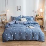 Cover Set Bed Cotton Quilt Bedsheet Bedding Duvet Fitted - Image 3