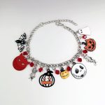 Halloween Bracelet With Pumpkin Skull Ghost Funny Jewelry - Image 3