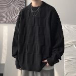 Men's Thick Round Neck Sweater Teenagers - Image 3