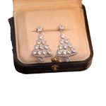 Women's High-quality Silver Needle Christmas Tree Earrings - Image 4
