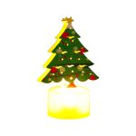 LED Electronic Candle Lights Christmas Trees Santa Claus Snowmen Creative Candles Small Night Lights Home Decorative Ornaments - Image 3