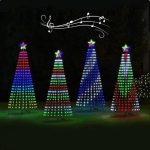Multi Color LED Animated Outdoor Christmas Tree Lights Christmas Lights Christmas Garden Countryard Decorations - Image 5