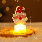 LED Electronic Candle Lights Christmas Trees Santa Claus Snowmen Creative Candles Small Night Lights Home Decorative Ornaments - Image 9