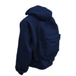 Backpack Men's Loose Sports And Leisure Hooded Zipper Sweatshirt - Image 7