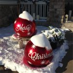 Christmas Ornament Ball Outdoor Pvc 60CM Inflatable Decorated Ball PVC Giant Big Large Balls Xmas Tree Decorations Toy Ball - Image 2
