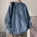 Men's Thick Round Neck Sweater Teenagers - Image 8