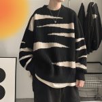 Men's Thick Round Neck Sweater Teenagers