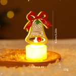 LED Electronic Candle Lights Christmas Trees Santa Claus Snowmen Creative Candles Small Night Lights Home Decorative Ornaments - Image 8