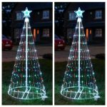 Multi Color LED Animated Outdoor Christmas Tree Lights Christmas Lights Christmas Garden Countryard Decorations - Image 3