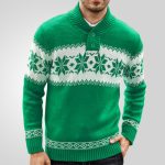 Men's New Pullover Sweater Autumn And Winter Long Sleeved Christmas Casual Fashion Jacquard Knitted Sweater Clothing For Men - Image 5