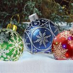 Christmas Ornament Ball Outdoor Pvc 60CM Inflatable Decorated Ball PVC Giant Big Large Balls Xmas Tree Decorations Toy Ball - Image 9
