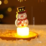 LED Electronic Candle Lights Christmas Trees Santa Claus Snowmen Creative Candles Small Night Lights Home Decorative Ornaments - Image 5