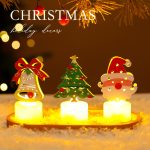 LED Electronic Candle Lights Christmas Trees Santa Claus Snowmen Creative Candles Small Night Lights Home Decorative Ornaments - Image 6