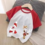 Christmas Elk Cotton T-shirt Boy - Image 5