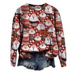 Christmas Street Fashion Round-neck Shirt Top - Image 3