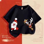 Christmas Elk Cotton T-shirt Boy - Image 8