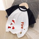 Christmas Elk Cotton T-shirt Boy - Image 7