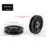 Nylon Silent Gym Frame Pulley Accessories - Image 9