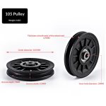 Nylon Silent Gym Frame Pulley Accessories - Image 10