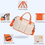 Diaper Bag Tote-Diaper Baby Bags,Waterproof Large Mommy Bag Maternity Bag For Hospital And Weekender Travel - Image 9