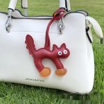 Mini CAT Leather Bag Pendant - Image 4